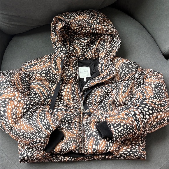 Avec Les Filles printed crop puffer jacket - Picture 5 of 11